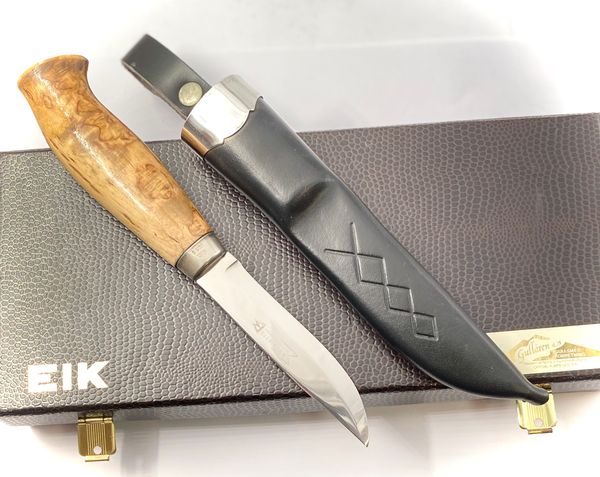 Hovedbilde Skrim slirekniv med 925 sølv i originalt etui