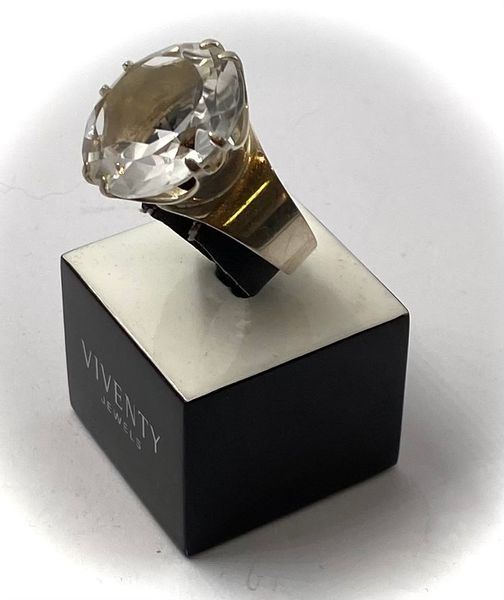 Hovedbilde Ring 925 sølv med stor stein fra Salovaara