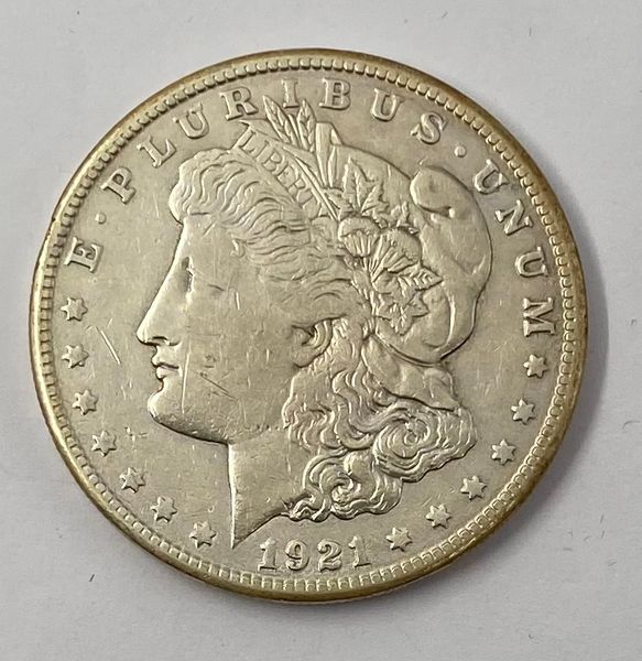 Hovedbilde 1 dollar 1921 Morgan Dollar (2)