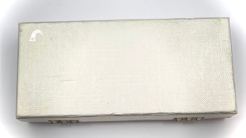 Signert slire/bunadskniv 925 sølv i originalt etui.