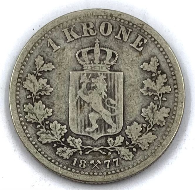 Hovedbilde 1 kr 1877 kv. 1/1-