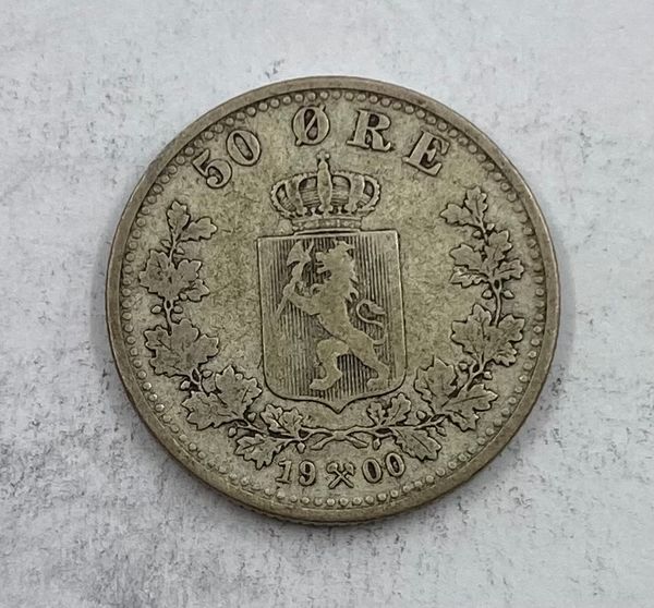 Hovedbilde 50 øre 1900 kv.1/1- (3)