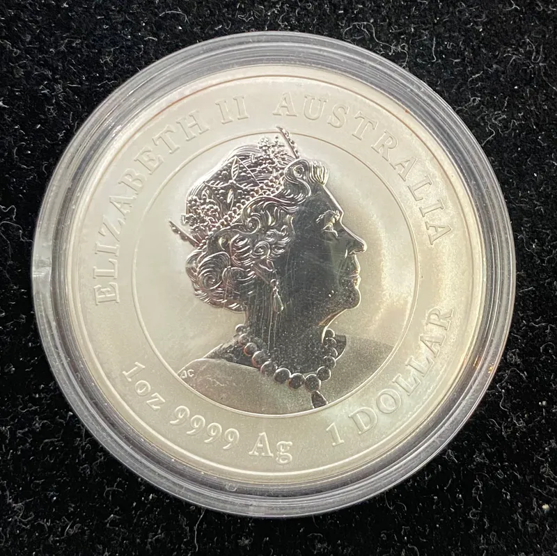 Australia: 1 dollar 2021 Oksens år. 1oz sølv