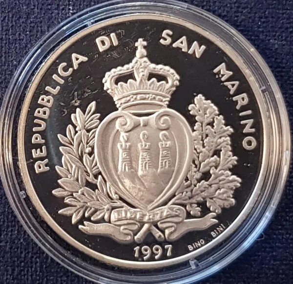 Hovedbilde San Marino: 10000 lire 1997 - Giovanni Caboto ...