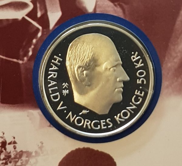 Hovedbilde 50 kr 1995 - FN i pappfolder.