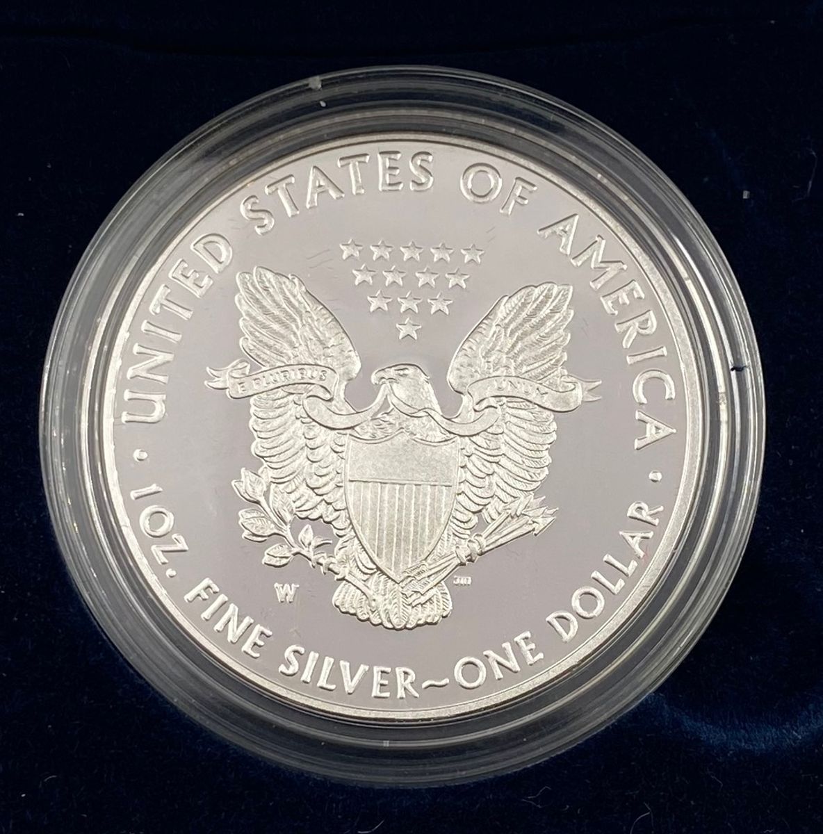 USA:1 dollar 2016 American Eagle i etui med dokumentasjon. 