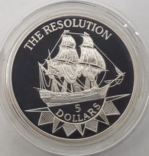 Hovedbilde Niue: 5 dollars 1996 - The Resolution