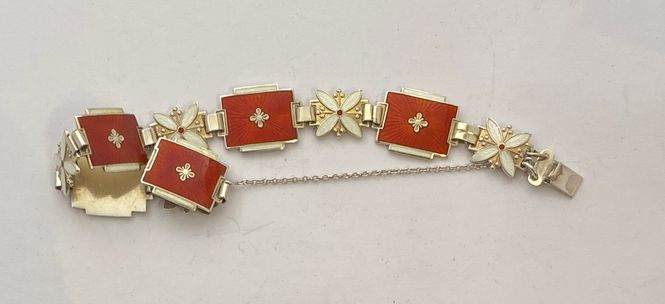 Hovedbilde Armbånd i 925 sølv og flerfarged emalje av Norne