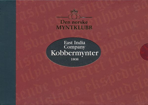 Hovedbilde East India Company kobbermynter - Årstall: 1808