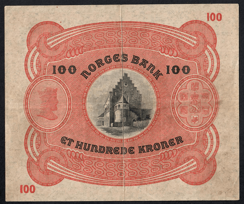 100 kr 1939 B.3886578 Kv: 1/1-