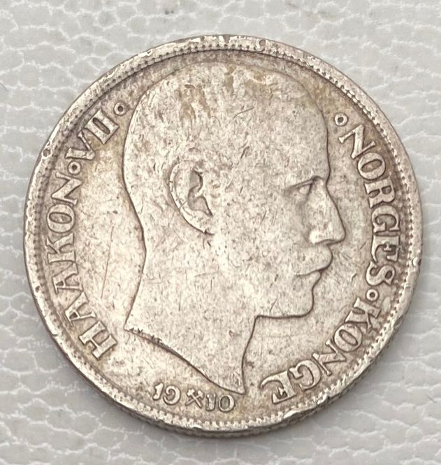 Hovedbilde 1 kr 1910 kv. svak 1