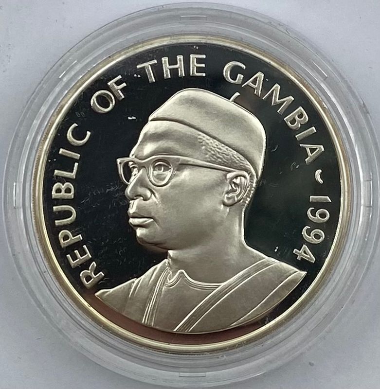 Gambia: 20 dalasis. Mungo parken. 