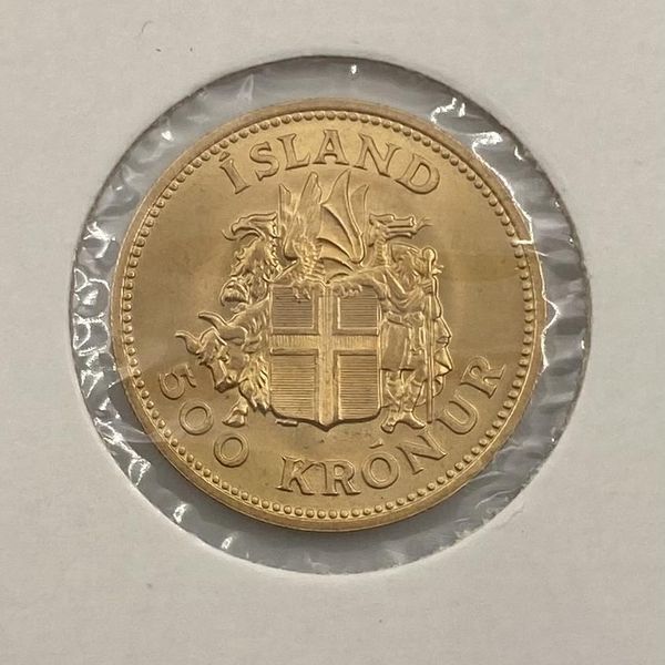 Hovedbilde Island: 500 kronur 1961