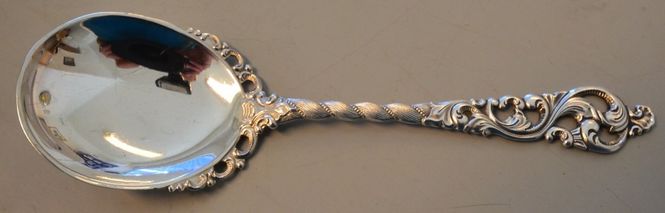 Hovedbilde Dobbel rokokko: Syltetøy skje 13 cm