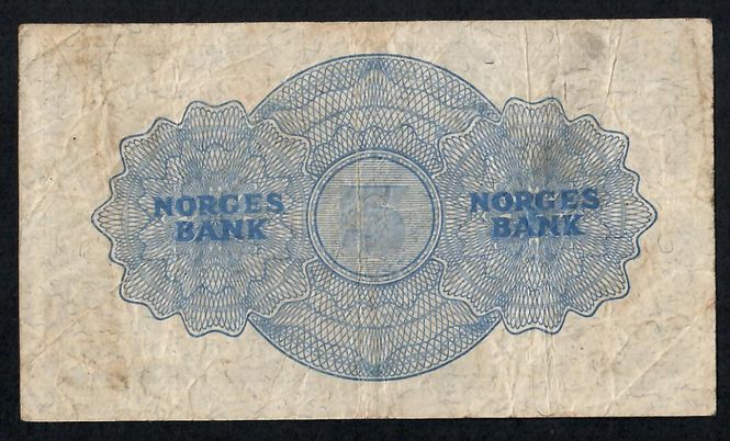 Hovedbilde 5 kr 1949. Kv. 1-/2
