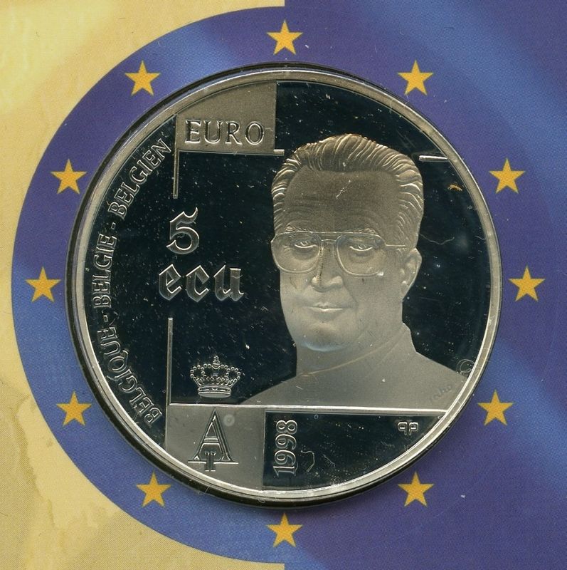 Belgia: 5 ECU 1998
