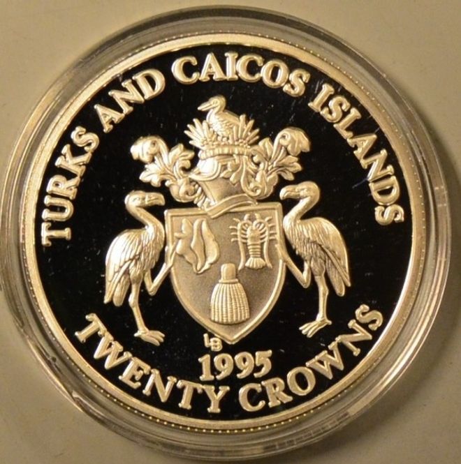 Hovedbilde Turks and Caicos Islands: 20 crowns 1995
