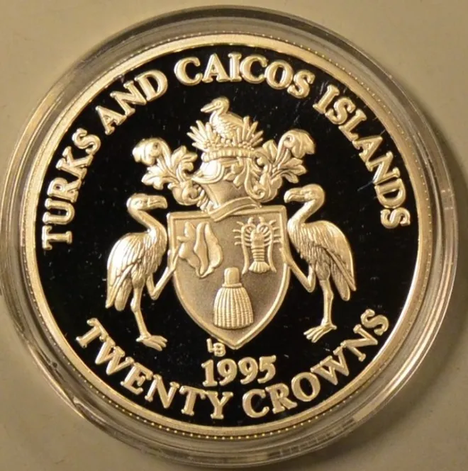 Hovedbilde Turks and Caicos Islands: 20 crowns 1995