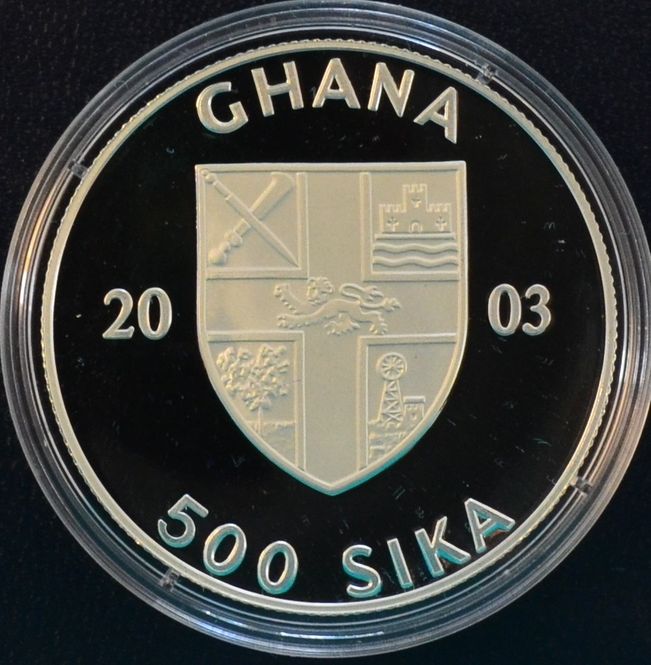 Hovedbilde Ghana: 500 sika 2003