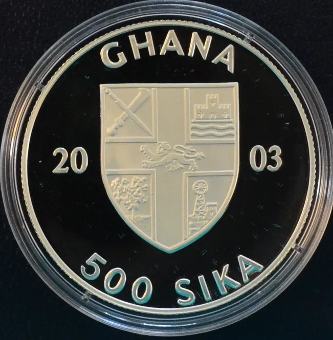 Hovedbilde Ghana: 500 sika 2003
