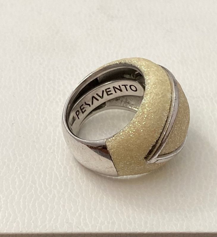 Ring 925 sølv Pesavento Italy