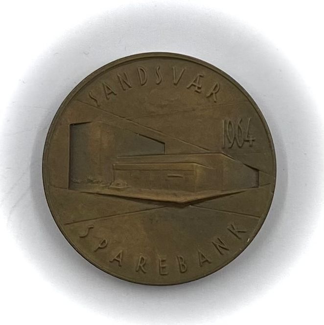 Hovedbilde Kongsbergmedaljen 1964 Sandsvær Sparebank