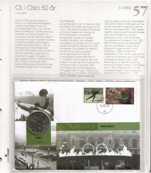 Hovedbilde Nr 57. OL i Oslo 50 år.