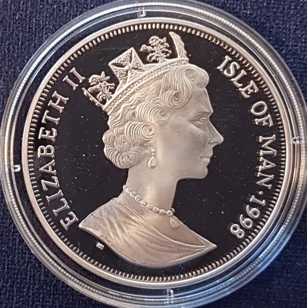 Hovedbilde Isle of Man: 1 crown 1998 - Marco Polo