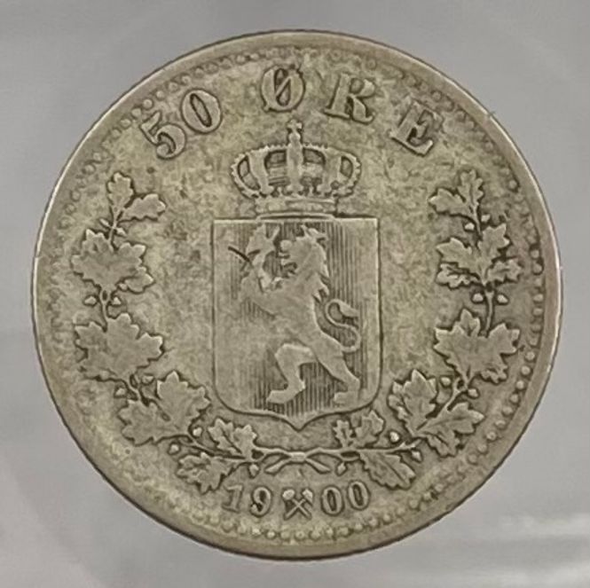 Hovedbilde 50 øre 1900 kv. 1/1- (5)