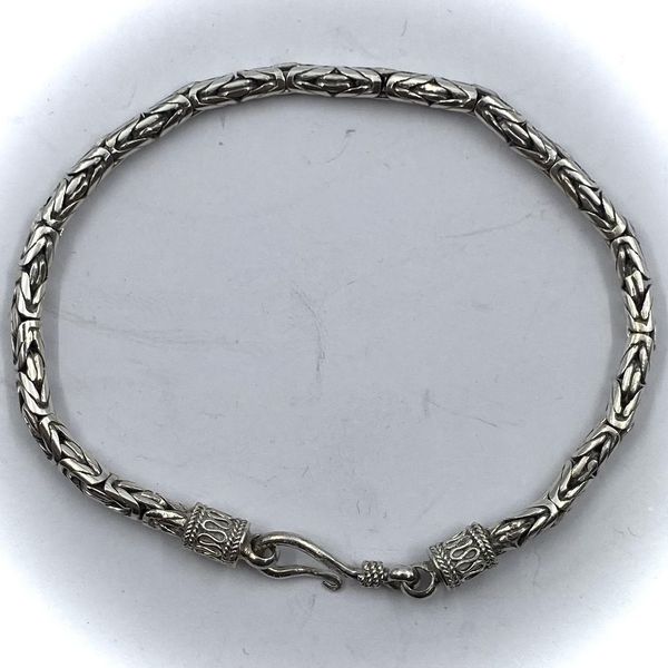 Hovedbilde Armbånd 925 sølv i Konge mønster